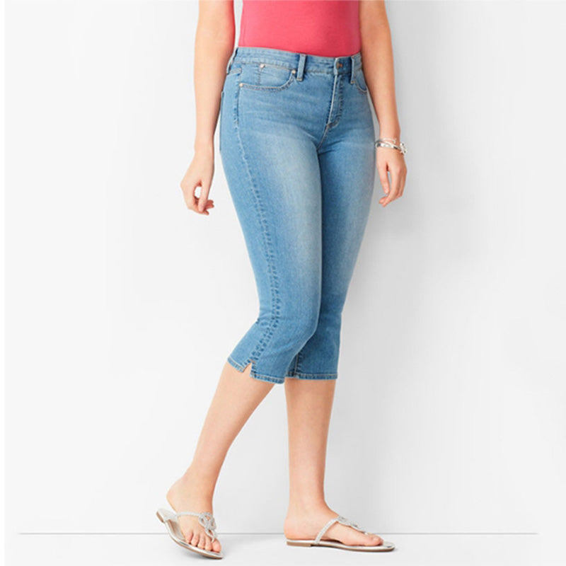 đ Capri-jeans i stretchdenim för dam â smickrande & superbekvĂ€maâš