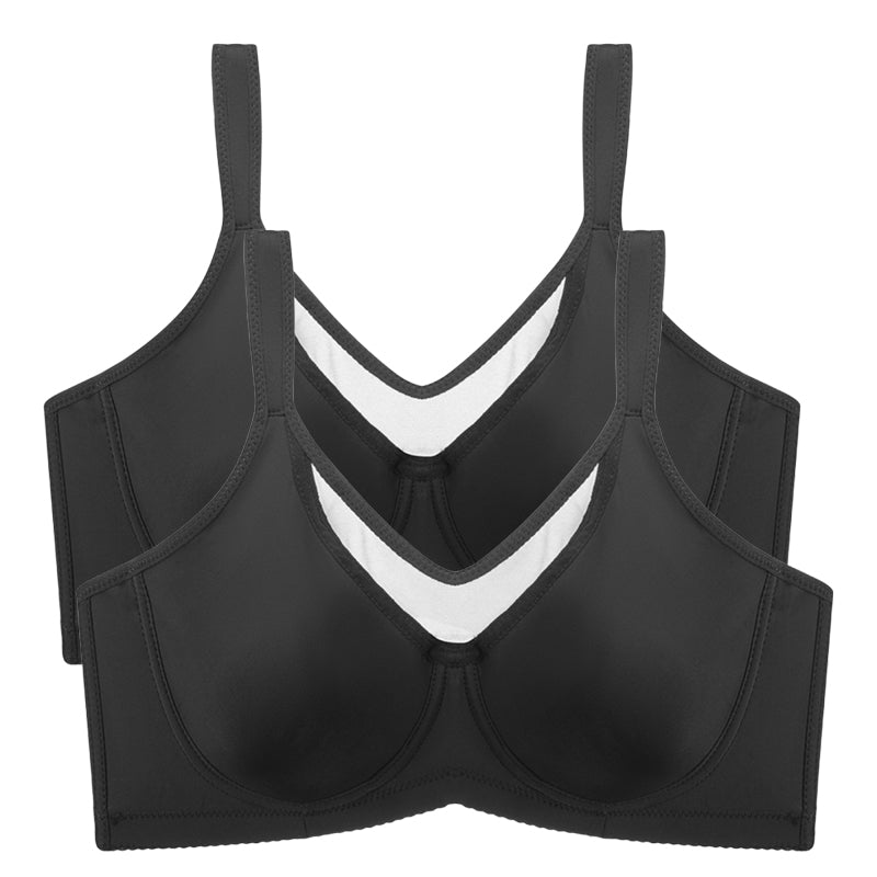 🔥Köp 1 få 1 gratis！！🔥Elegant, lätt BH för dam med full täckning i stora storlekar