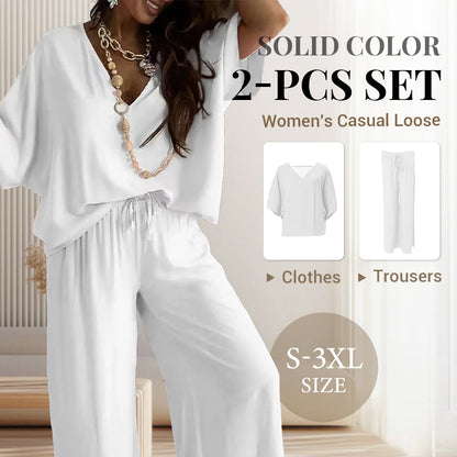 💕HOT SALE 52% OFF 💕Women’s Casual Loose Solid Color Suit