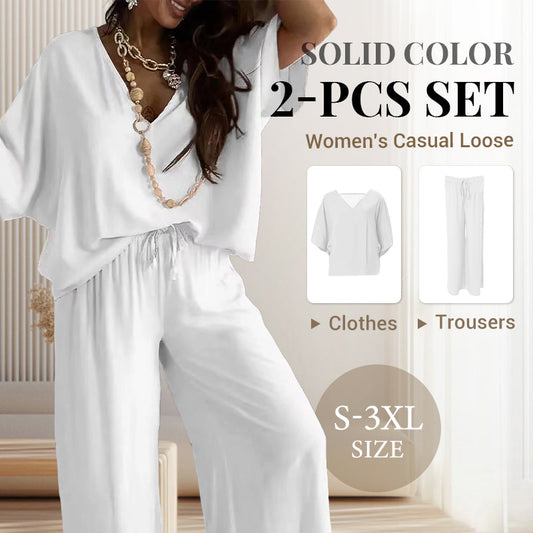 💕HOT SALE 52% OFF 💕Women’s Casual Loose Solid Color Suit