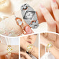 💥The best gift for women✨Retro Quartz Watch with Sparkling Rhinestones⌚