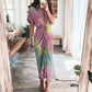 📣Limited discount: 50% off💖Real silk satin shirt dress