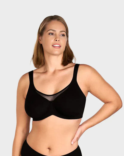 🔥Köp 1 få 1 gratis！！🔥Elegant, lätt BH för dam med full täckning i stora storlekar