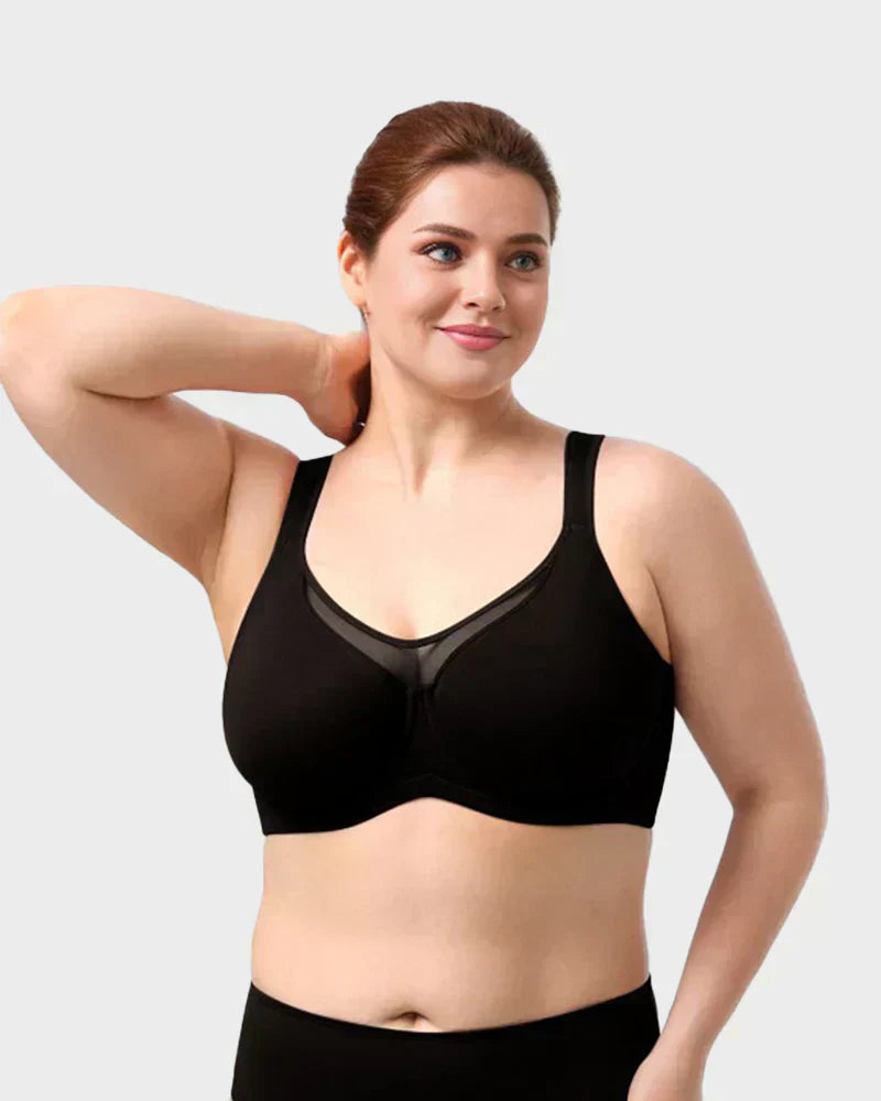 🔥Köp 1 få 1 gratis！！🔥Elegant, lätt BH för dam med full täckning i stora storlekar
