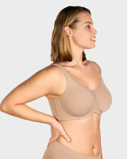 🔥Köp 1 få 1 gratis！！🔥Elegant, lätt BH för dam med full täckning i stora storlekar
