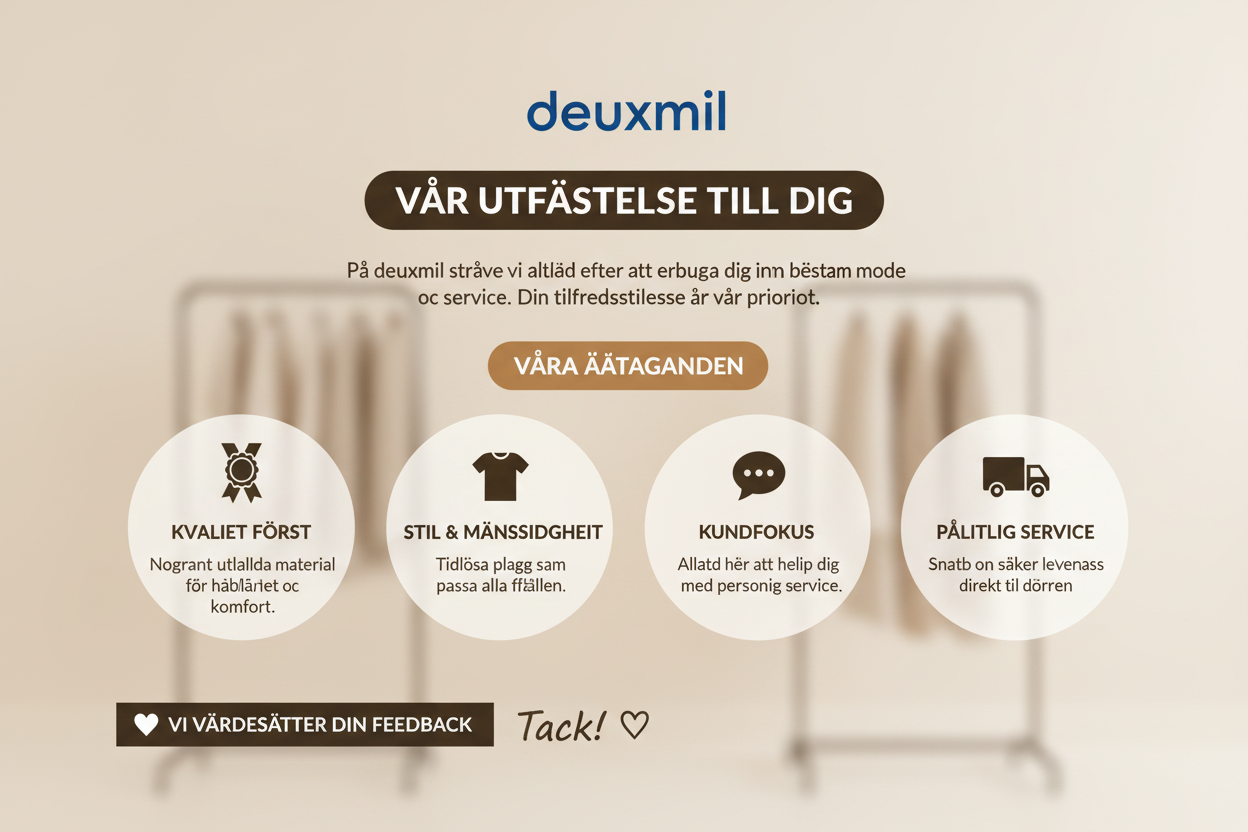 deuxmil 3:2 brand promise card