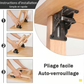 ⏳Réduction limitée de 50%🎁Supports de pieds de table pliante très résistants avec charnières autobloquantes