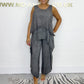🌸Spring Specials 49% OFF🌸 Casual Sleeveless Loose Top and Pants Suit