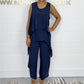 🌸Spring Specials 49% OFF🌸 Casual Sleeveless Loose Top and Pants Suit