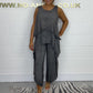 🌸Spring Specials 49% OFF🌸 Casual Sleeveless Loose Top and Pants Suit