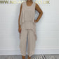 🌸Spring Specials 49% OFF🌸 Casual Sleeveless Loose Top and Pants Suit