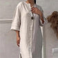 🔥 For a limited time only: 49% off!👗Casual Breathable 3/4 Sleeves V-Neck Dress