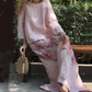 💖Hot Selling 49% OFF💖Solid Tops ＆ Floral Wide-Leg Pants (2-Piece Set)