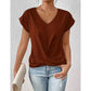 💥LAST DAY PROMOTION - 50%OFF👚Casual Short Sleeve Elegant V-neck Twist Tee