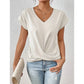 💥LAST DAY PROMOTION - 50%OFF👚Casual Short Sleeve Elegant V-neck Twist Tee