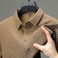 🔥Men's Short Sleeve Textured Shirt🌬️Comfortable and breathable, stylish texture, perfect for business and casual wearing!