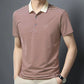 💖Hot sale--49% off👕Men's Business Casual Striped Breathable Lapel T-Shirt
