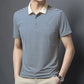 💖Hot sale--49% off👕Men's Business Casual Striped Breathable Lapel T-Shirt