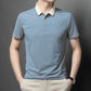 💖Hot sale--49% off👕Men's Business Casual Striped Breathable Lapel T-Shirt