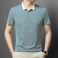 💖Hot sale--49% off👕Men's Business Casual Striped Breathable Lapel T-Shirt