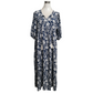 🌸Summer Sale - 49% off🌸Women’s Elegant Floral Print V-Neck Long Dress