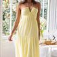 ☀️ Summer Special – 49% Discount! 🌴Women's Elegant Spaghetti Strap Sexy Deep V -Neck Dress