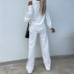 🎁 Hot Sale 49% OFF 🔥Women's Solid Color Vest & V-Neck Long Sleeve Top & Pants 3-Piece Set