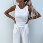 🎁 Hot Sale 49% OFF 🔥Women's Solid Color Vest & V-Neck Long Sleeve Top & Pants 3-Piece Set