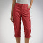 💥2025 New Hot Sale--49% Off💥Multi-Pocket Solid Color Casual Cargo Capri Pants