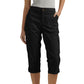 💥2025 New Hot Sale--49% Off💥Multi-Pocket Solid Color Casual Cargo Capri Pants