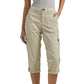 💥2025 New Hot Sale--49% Off💥Multi-Pocket Solid Color Casual Cargo Capri Pants