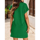 🔥2025 HOT SALE🔥Women's Relaxed Roll Sleeve Pocket Dress