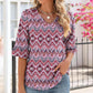 ❤️2025 New Products--50% OFF❤️Women's Elegant Ruffle Sleeve V-Neck Tops