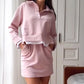 💖Hot Sale 50% OFF🌸Women's Casual Sweatshirt & Mini Skirt 2-Piece Set