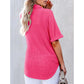 🩷Summer Sale - 50% Off🌈Women's Lapel Loose Short Sleeve Top