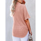 🩷Summer Sale - 50% Off🌈Women's Lapel Loose Short Sleeve Top