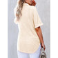🩷Summer Sale - 50% Off🌈Women's Lapel Loose Short Sleeve Top