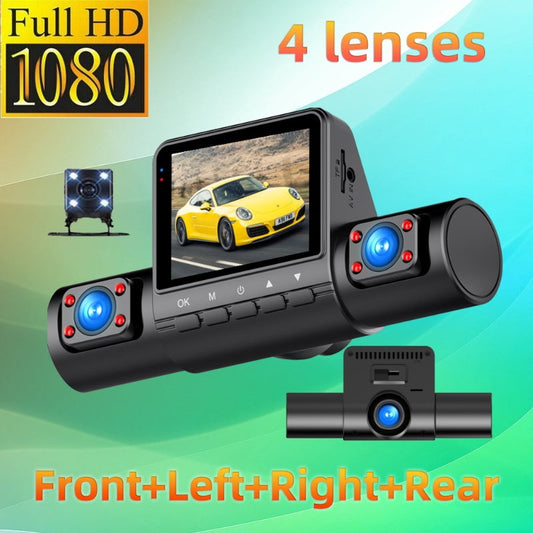 🔥2025 New Style - 49% Off🔥1080P 4-Channel Dash Cam with Night Vision