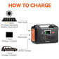 ⏳Limited Time 50% Discount💥⚡200W Portable Power Station with Display❗