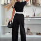 💥Hot sale--50% discount💥Women's Casual Short Sleeve Pant Set