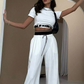 💥Hot sale--50% discount💥Women's Casual Short Sleeve Pant Set