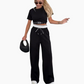 💥Hot sale--50% discount💥Women's Casual Short Sleeve Pant Set