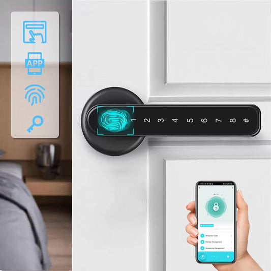 Kostenloser Versand 🔥 Fingerabdruck-Smart-Türgriff mit Bluetooth & App-Steuerung