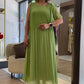 ⏳ LETZTER TAG IM ANGEBOT: 50% Rabatt auf das zweite Produkt💃🏻Ärmelloses Plisseekleid aus Chiffon – Elegant, atmungsaktiv & perfekt für jeden Anlass! 🌿