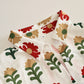 Flap Collar Printed Button-Down Maxi Dress