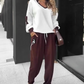🎉LIVRAISON GRATUITE🎉 Ensemble sweat à capuche et pantalon de jogging à blocs de couleurs
