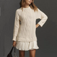💗DERNIER JOUR -50 % DE RÉDUCTION💗Mini-robe en maille torsadée pour femmes