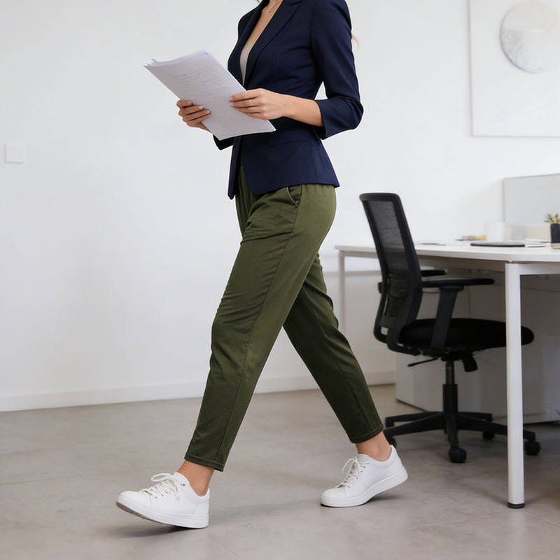 ✨Tapered byxor med fickor i stora storlekar för kvinnor – stil & rörelsefrihet 👖