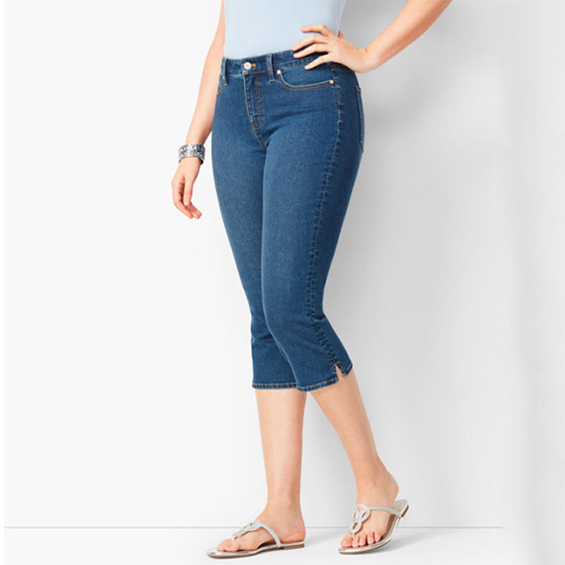 👖 Capri-jeans i stretchdenim för dam – smickrande & superbekväma✨