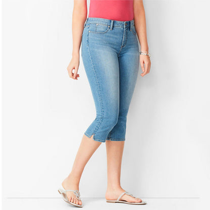 👖 Capri-jeans i stretchdenim för dam – smickrande & superbekväma✨